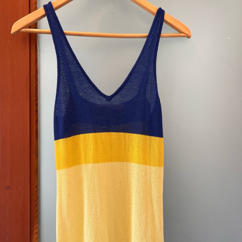 Free people long knit beach dress size small